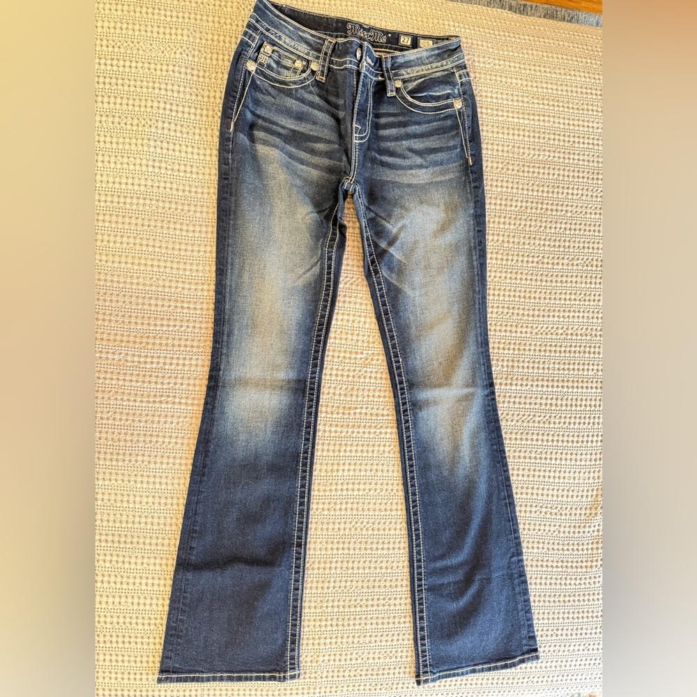 Miss Me Dark Blue Flare Jeans